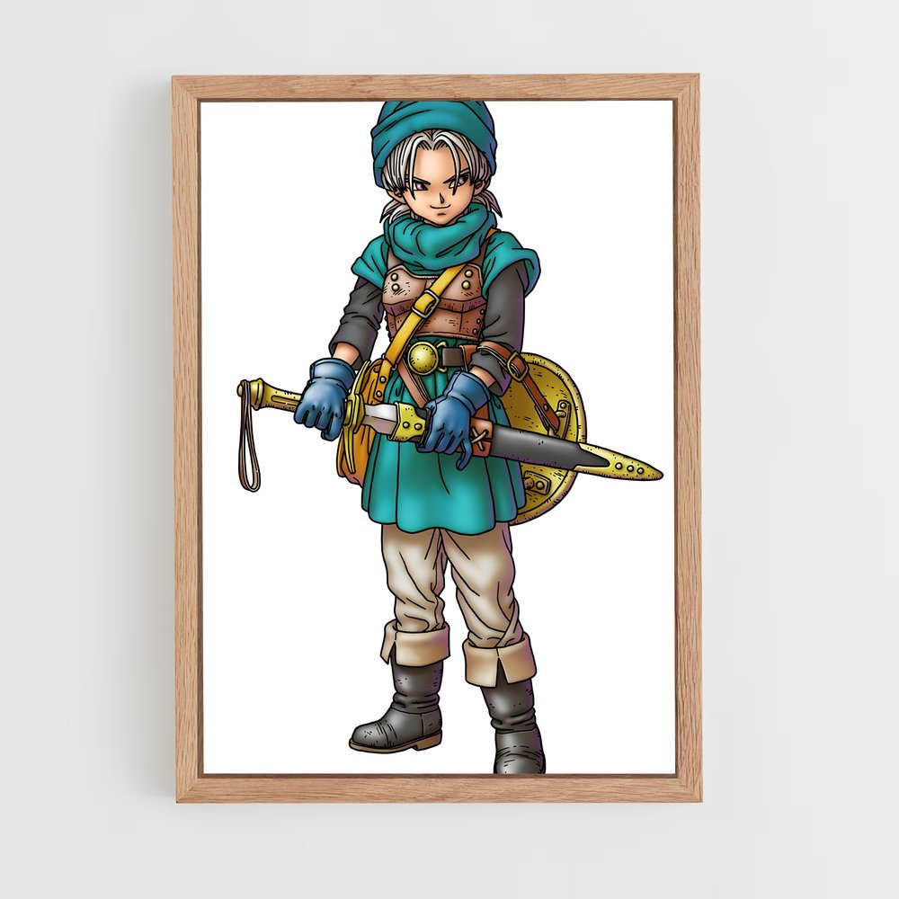 Poster Héros aux Étoiles – affiche Dragon quest (vue 4)